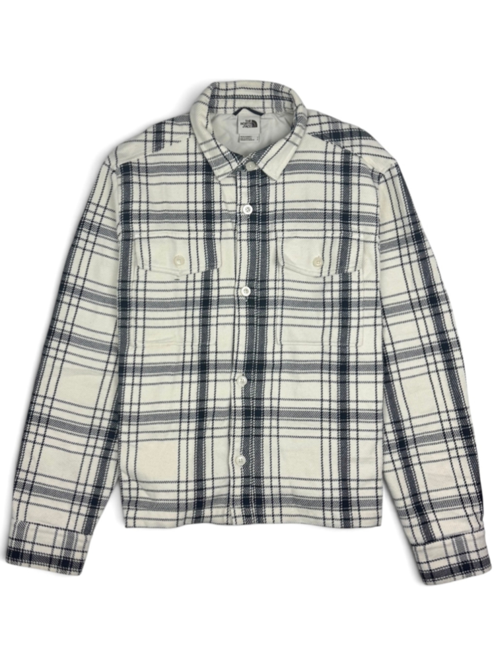The North Face Valley Twill Utility Shacket Heavyweight Plaid Shirt Jacket Small